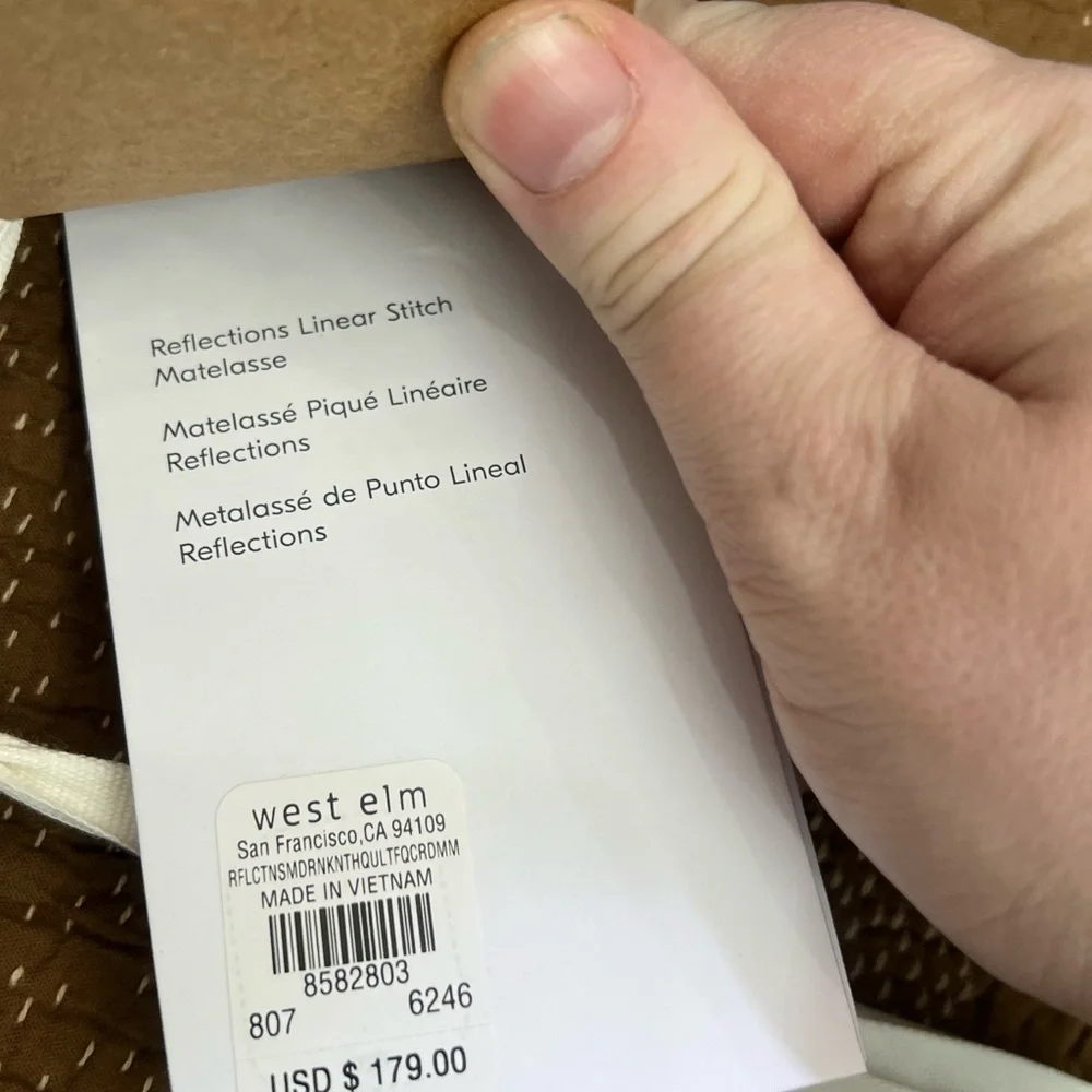 West Elm Full/Queen Quilt